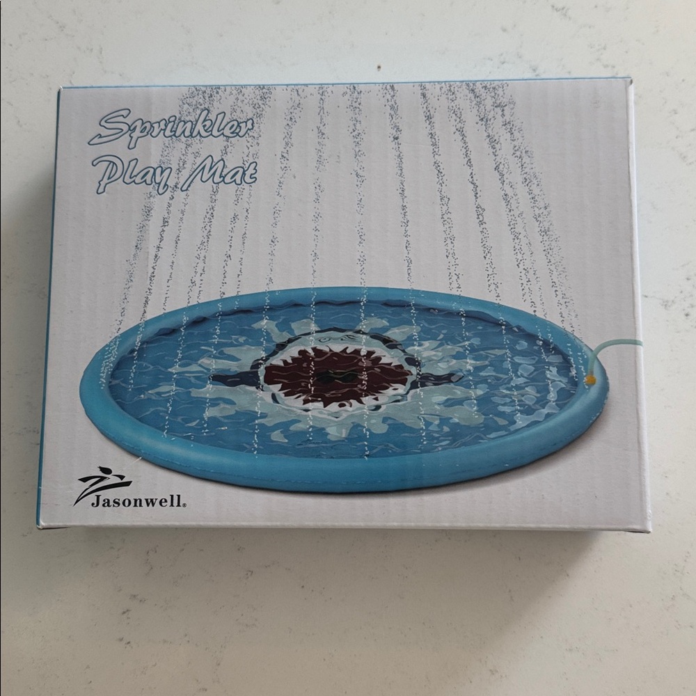 3/$10 - Jasonwell Blue Sprinkler Shark Play Mat